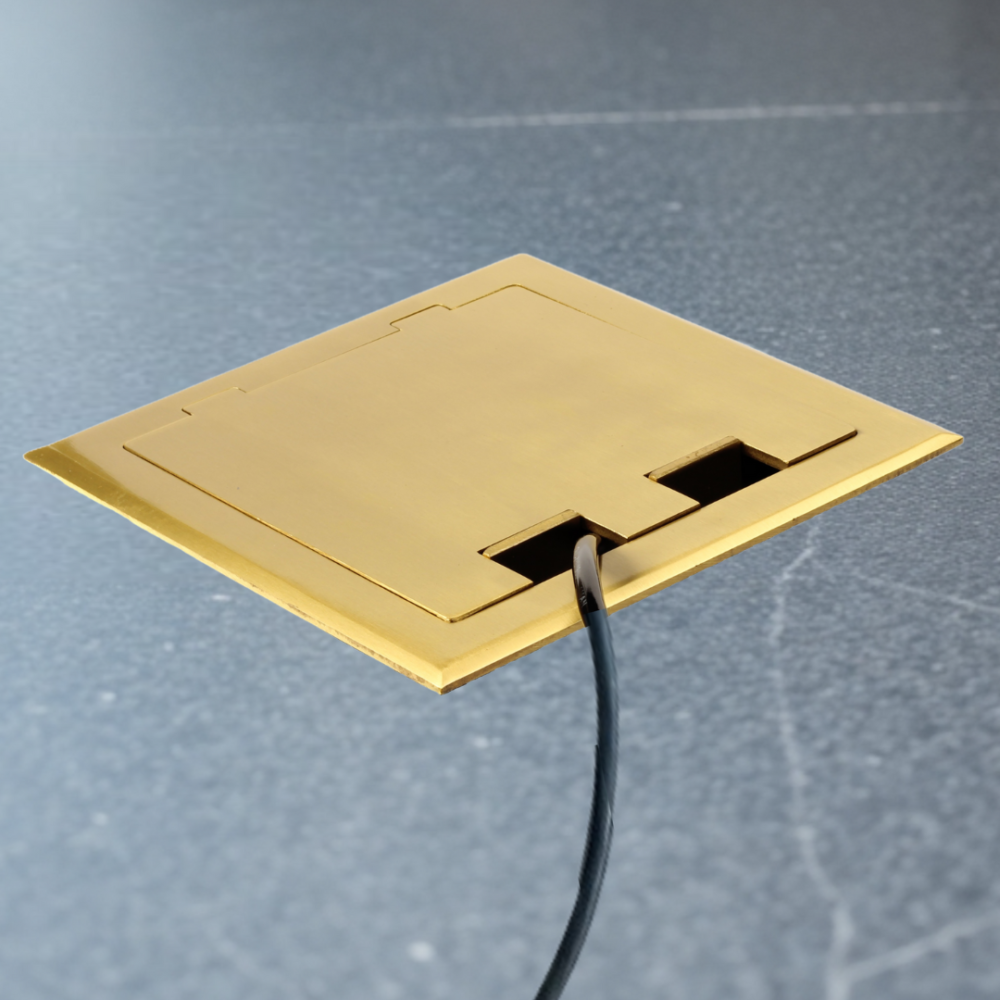 Brass Floor Box