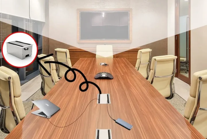 Platinum Flip Top Box For a Clutter-Free Workspace